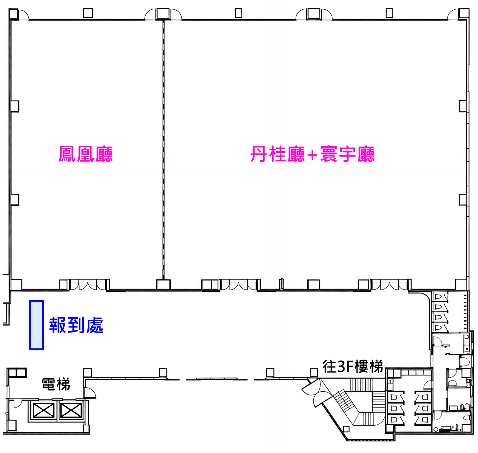 1F 會場平面圖